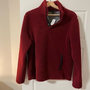 Quarter button up sweater
